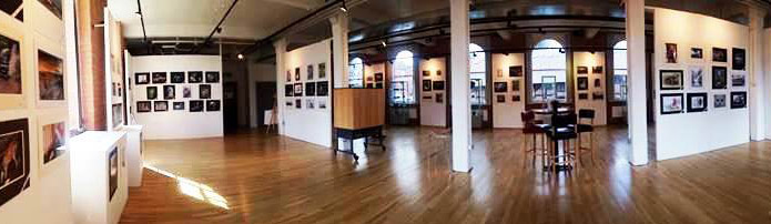 a photo of the gallery space