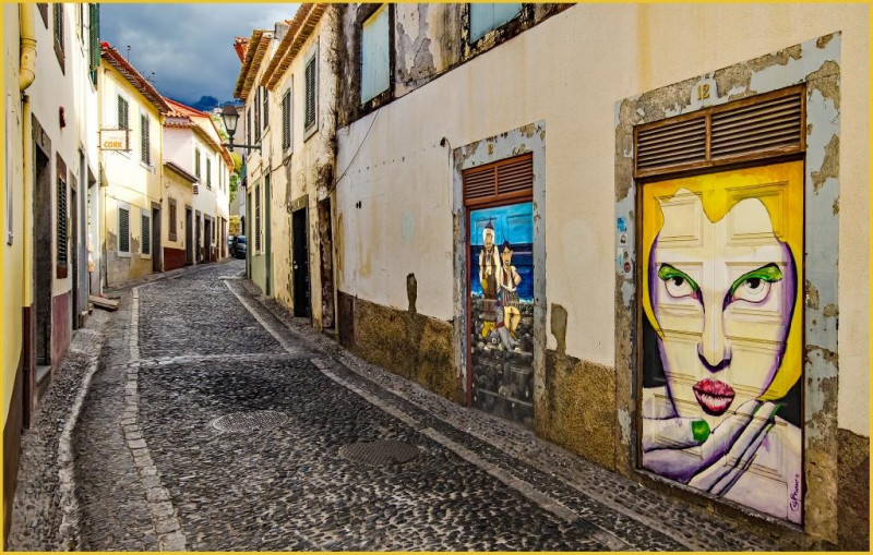 A photo of 'Old Town Funchal, Madeira' by G Holt