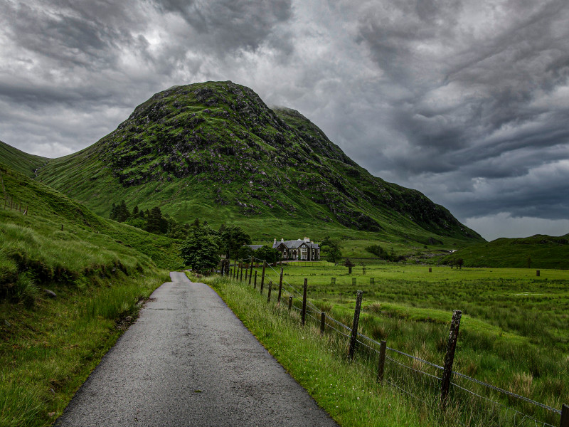 A photo of 'Walking to the Hill in Scotland' by D Gallimore