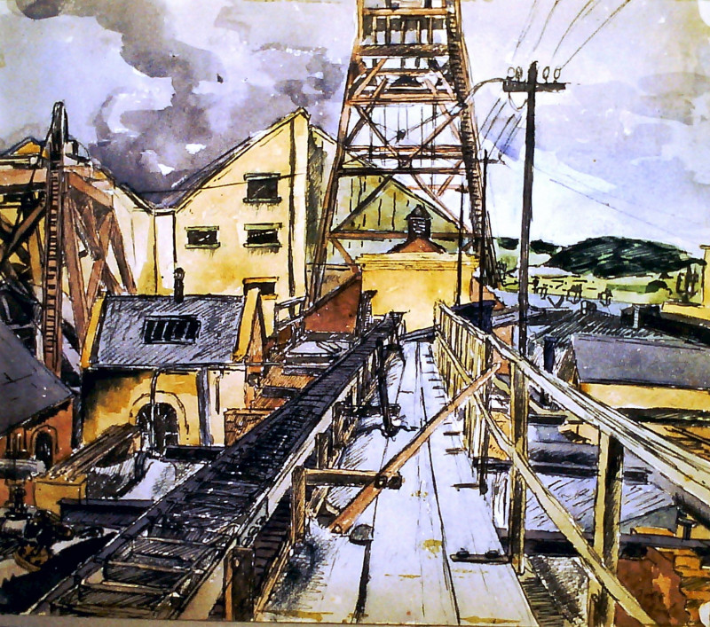 A photo of 'Niddry Colliery ' by . Loaned by Goldmark Gallery