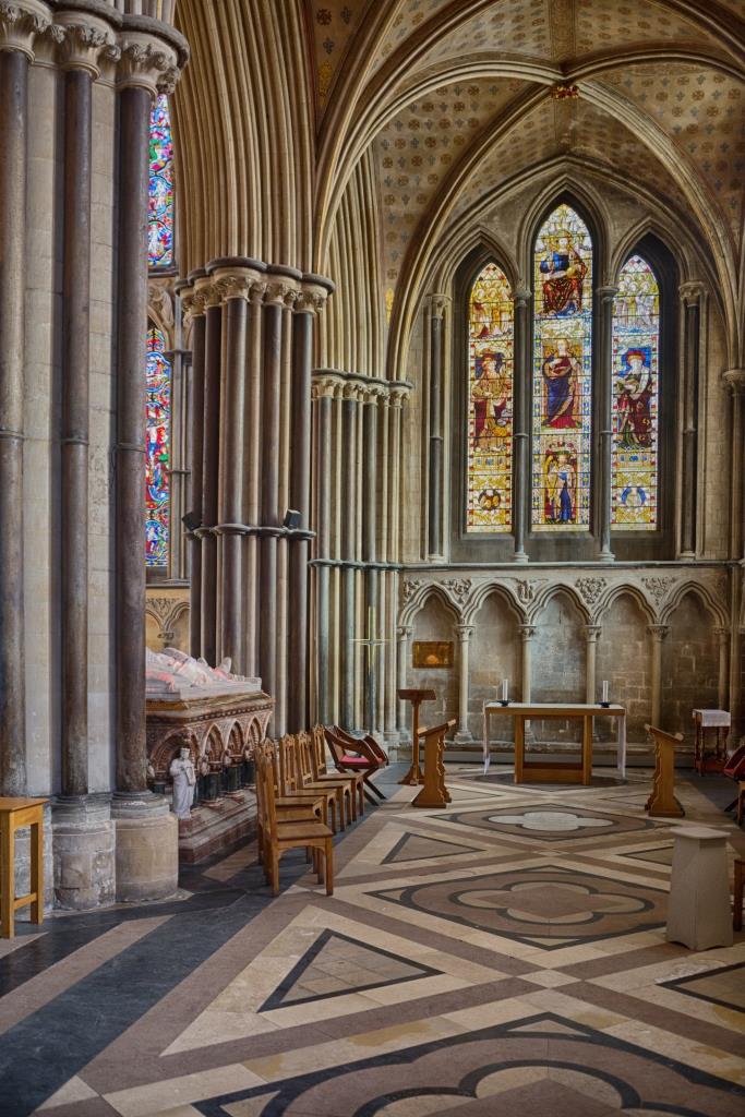 A photo of 'Worcester Cathedral, Side Chapel' by R Dallywater