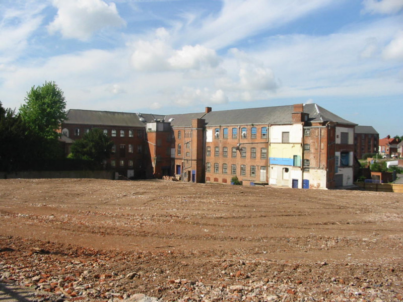 A photo of 'Atkins Factory site in June 2008' by Hinckley and Bosworth Borough Council