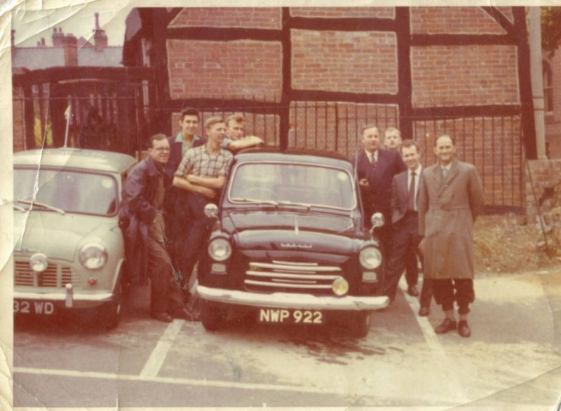 A photo of 'Atkins Factory Employee Car Park' by Brian Simpson via the Fully Fashioned Memories Project 