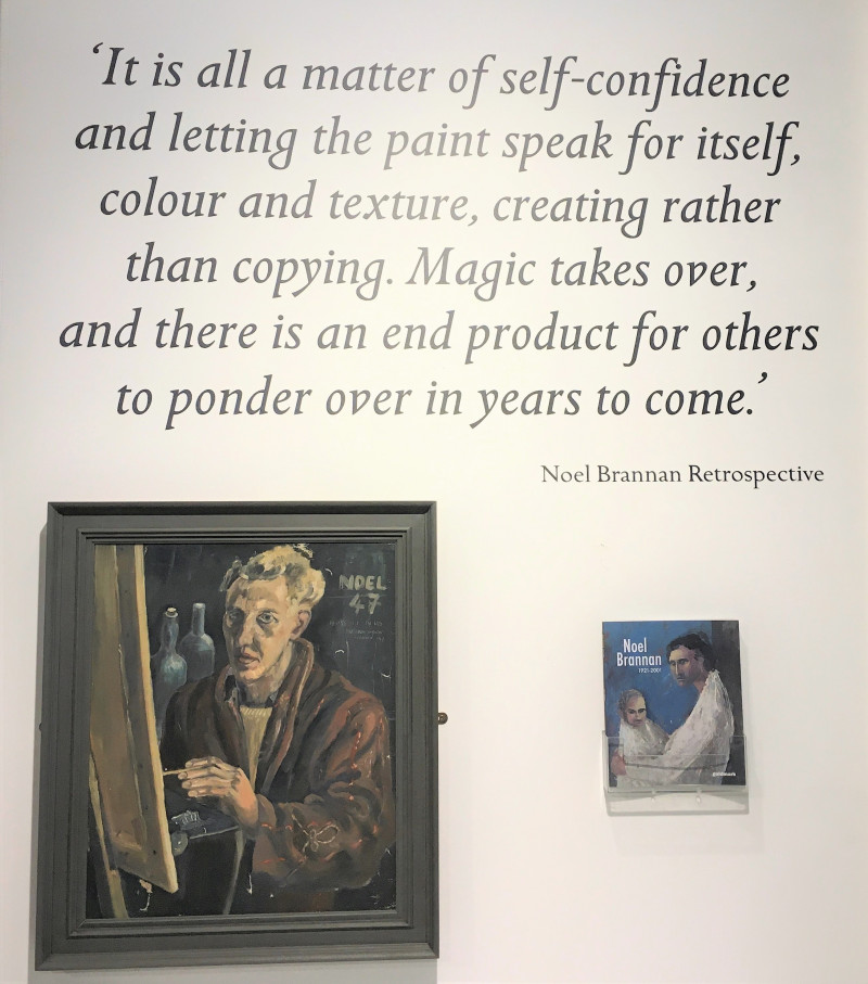 A photo of 'Quote from Noel Brannan in Exhibition' by Atkins Gallery 