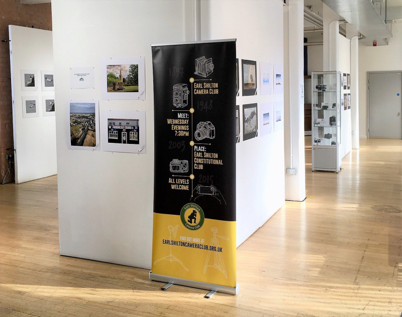 A photo of 'Exhibition in Atkins Gallery' by Atkins Gallery