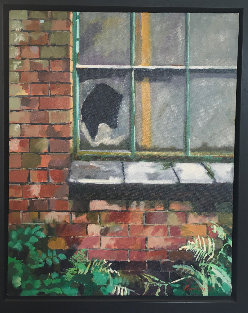 A photo of 'GHOSTS OF INDUSTRY   Stained Glass' by Geoff Bailey