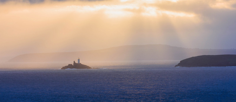 A photo of 'Godrevy From St Ives' by Al Simms