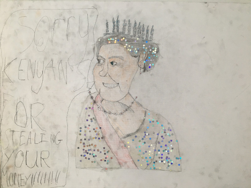 A photo of 'Queen's Portrait' by Jayden Mayne (aged 7)