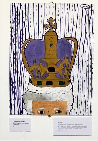 A photo of 'The Crown' by Lexie Mayne (aged 11) & Lily May Johnson (aged 10)