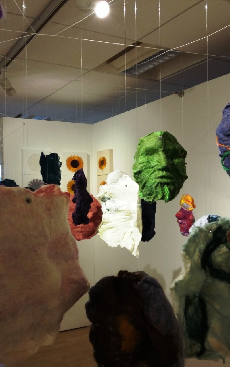 A photo of 'Close up on part of Mask installation' by Penny Andrews