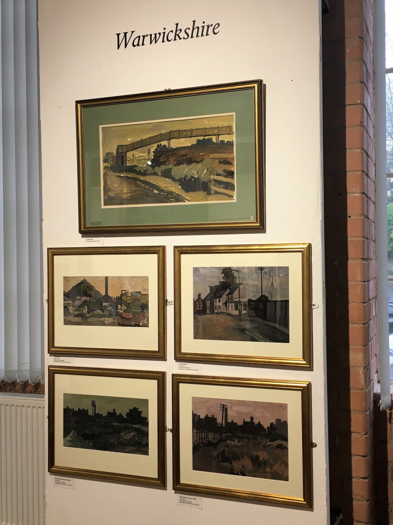 A photo of 'Warwickshire artworks from the exhibition' by .Loaned by Auction Plus and Nuneaton & Bedworth Borough Council 