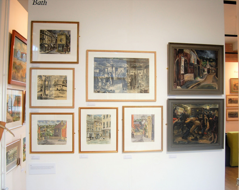 A photo of 'Bath artworks in exhibition' by Isabel Collins- Atkins Gallery Volunteer