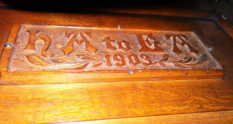 A photo of 'Wood Carving inside the Chapel' by Mike Everton