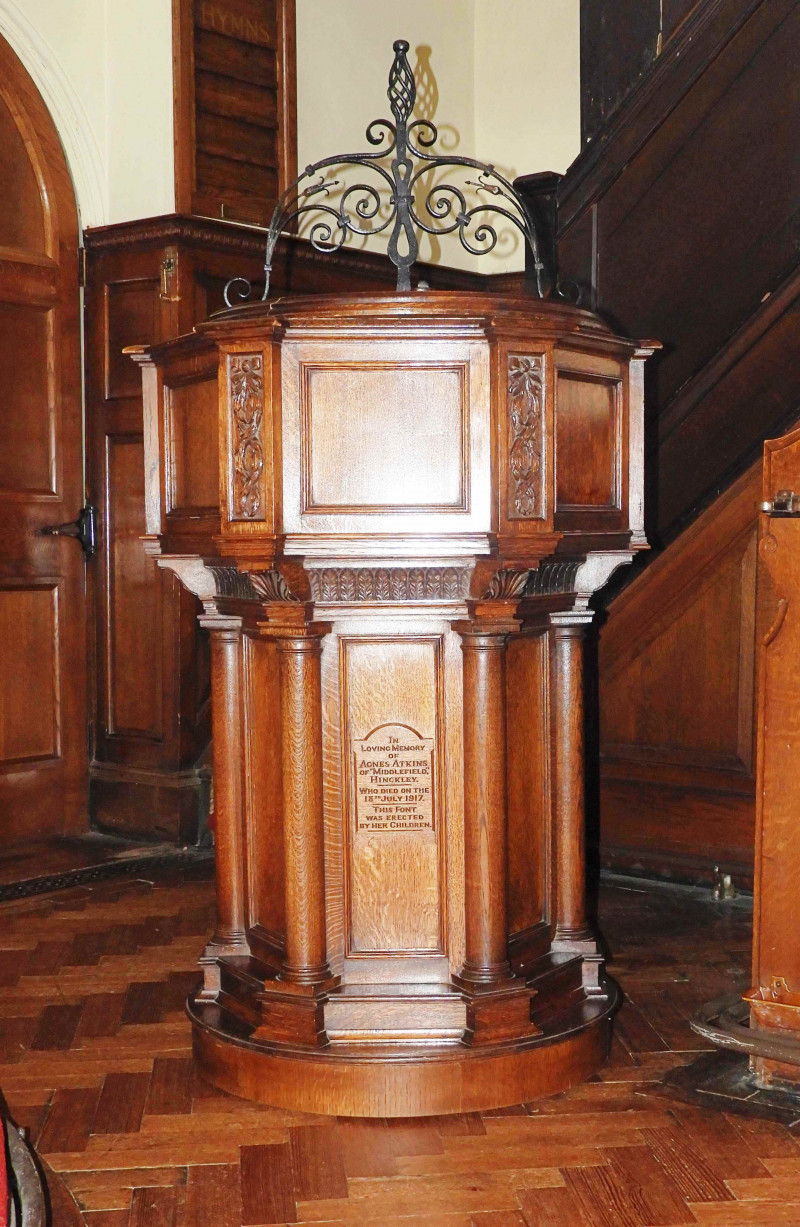 A photo of 'Font inside the Chapel' by Mike Everton