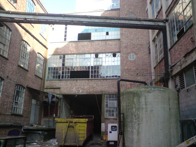 A photo of 'Atkins Factory site in June 2008' by Hinckley and Bosworth Borough Council