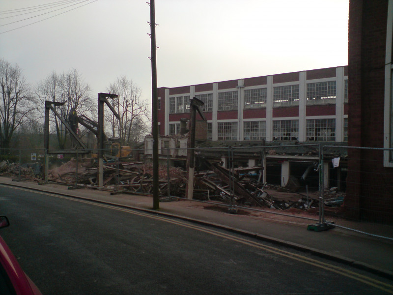 A photo of 'Atkins Factory site in June 2008' by Hinckley and Bosworth Borough Council
