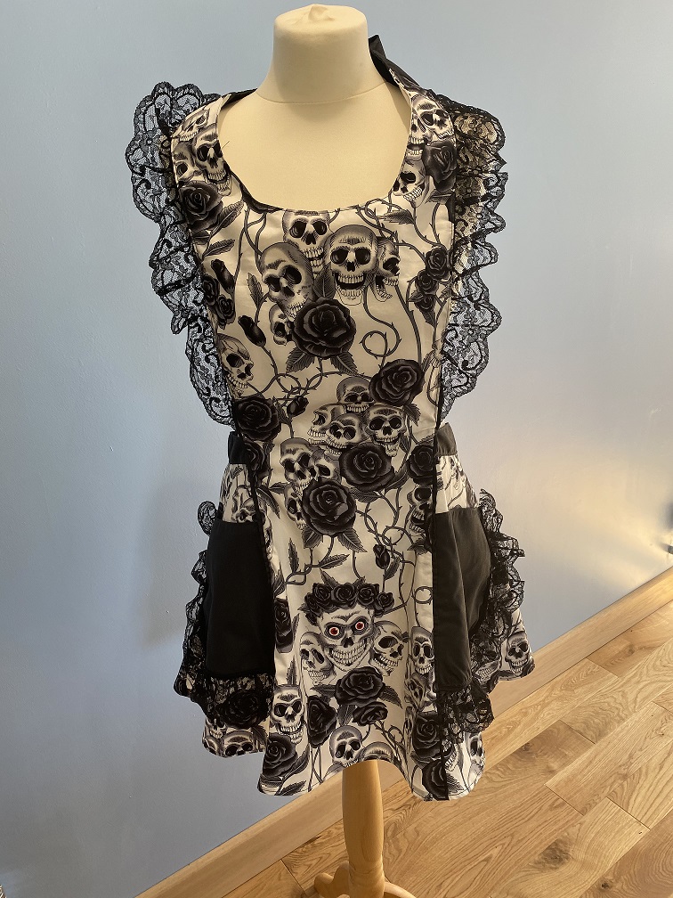 A photo of 'Skull and Lace ' by Fat Brown Mouse Designs