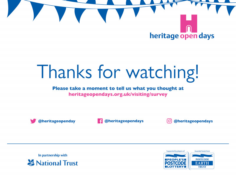 A photo of 'Thank you!' by Heritage Open Days