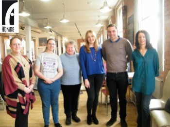 Left to Right: Michelle Kemp Photography, Ann Patchett, Anne Jones, Prize Draw Winners Hannah and Ethan, and Emma Banks