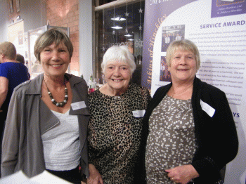 Left to Right Janet King, June Clay and Sue Aston who worked in Fold and Bag at Atkins Factory