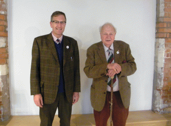 James Atkins left and Tom Atkins right - the last family managers of this historic local firm